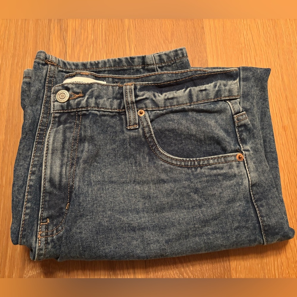 NWOT AERO Mid Rise Barrel Jeans - Picture 4 of 10